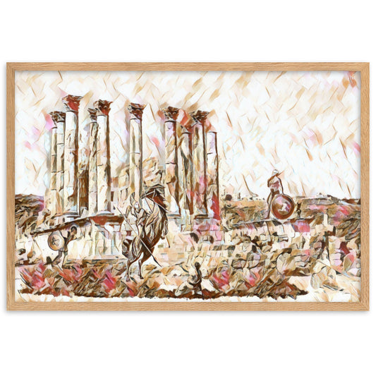 WHEN ALEXANDER THE GREAT ENTERED EPHESUS V2 Superior Framed Poster-0