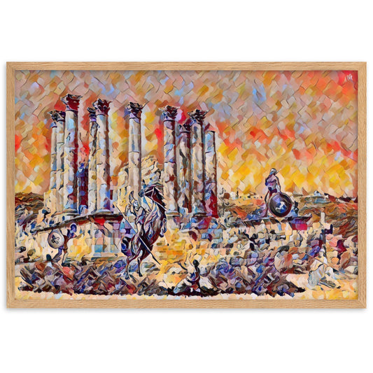 WHEN ALEXANDER THE GREAT ENTERED EPHESUS V2 Superior Framed Poster-0