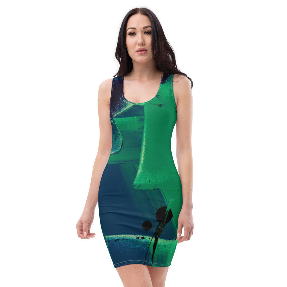 Gianneli Colours Fitted Dress-3