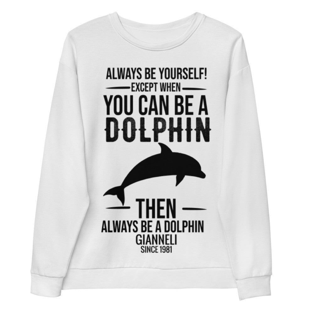 Dolphin Unisex Sweatshirt by Gianneli-0