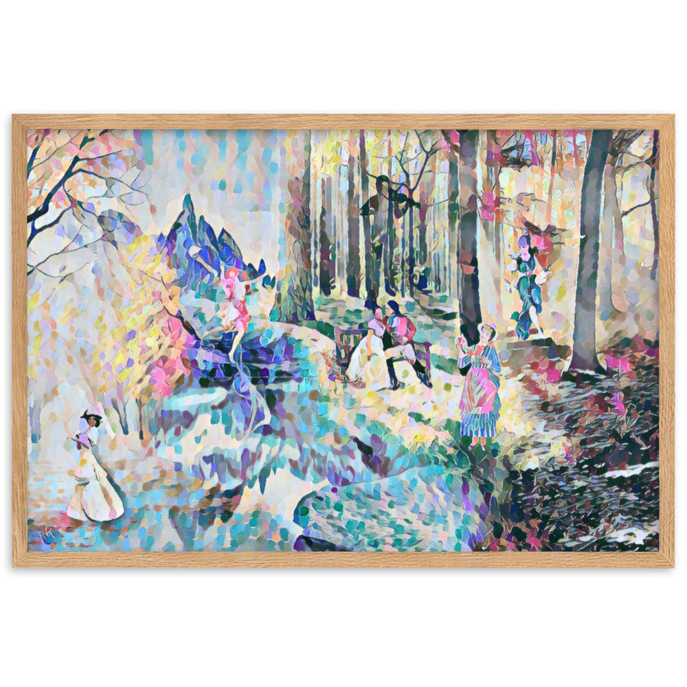 AMONG THE FOUR SEASONS YOU ARE THE FIFTH SENSE UPPER Framed Poster-0