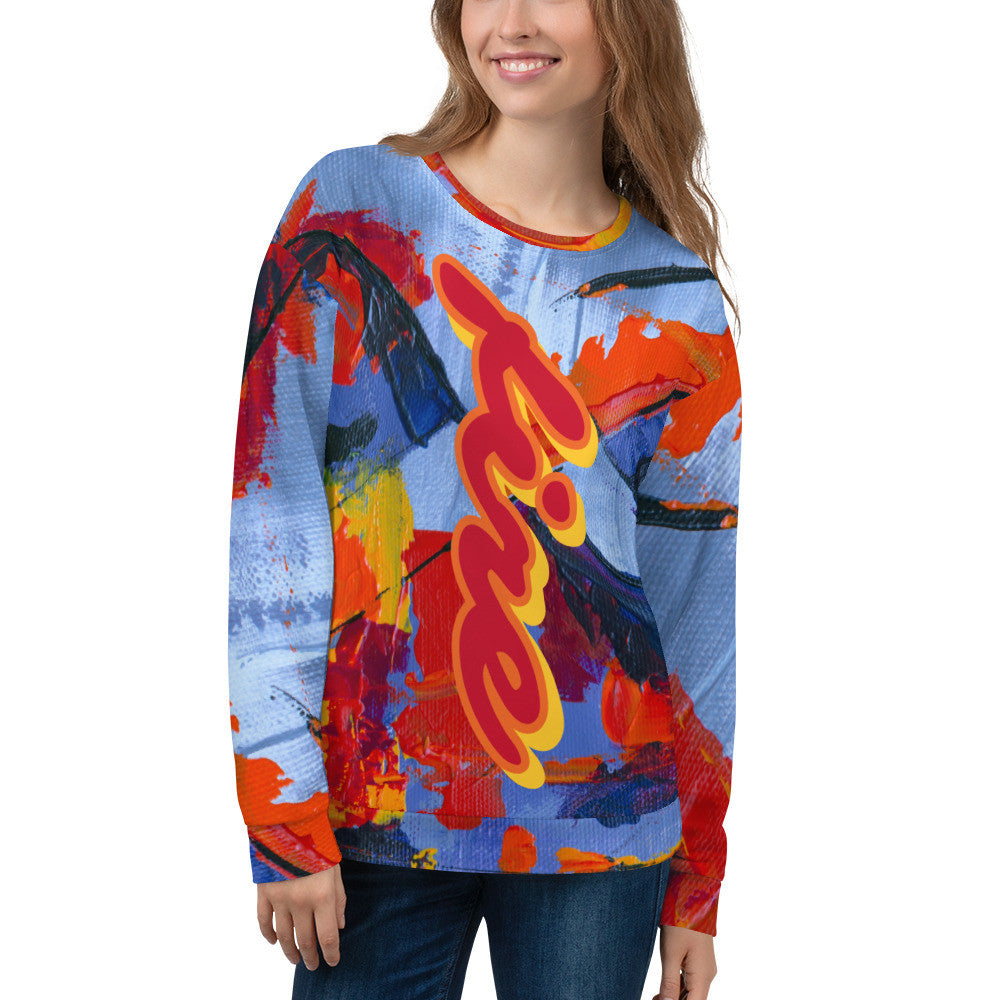 FIRE Unisex Sweatshirt by Gianneli-9