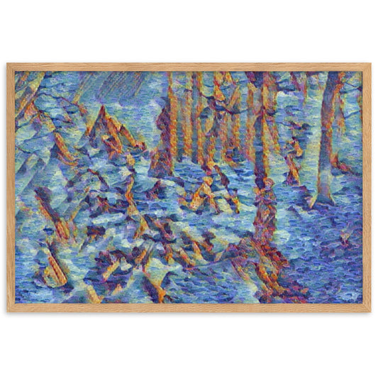 AMONG THE FOUR SEASONS YOU ARE THE FIFTH SENSE PREMIUM Framed Poster-0