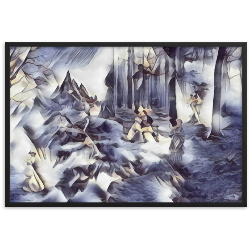 AMONG THE FOUR SEASONS YOU ARE THE FIFTH SENSE PREMIUM Framed Poster-0