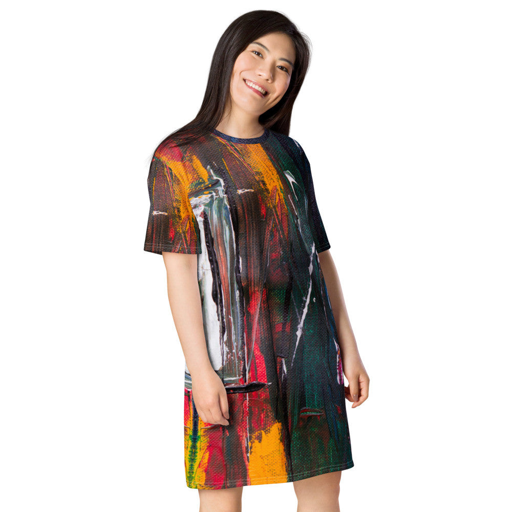 Gianneli Colours T-shirt Dress-1