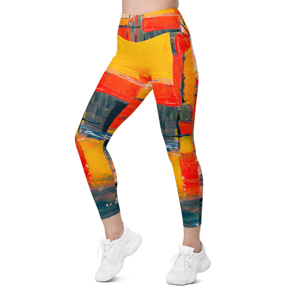 Gianneli Colours Leggings with Pockets-4