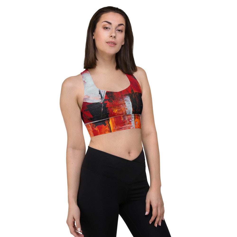 Gianneli Colours Longline Sports Bra-5