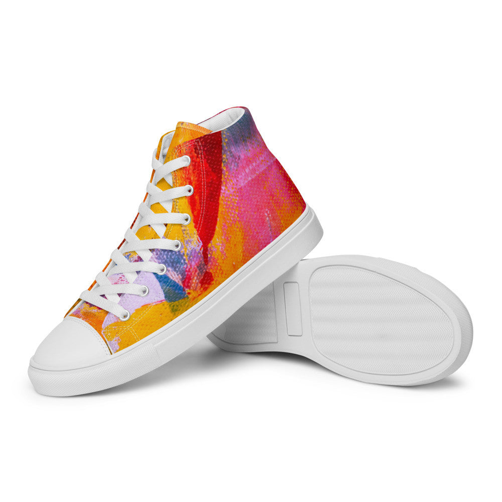 Gianneli Colours Handmade Women’s High Top Canvas Shoes-9