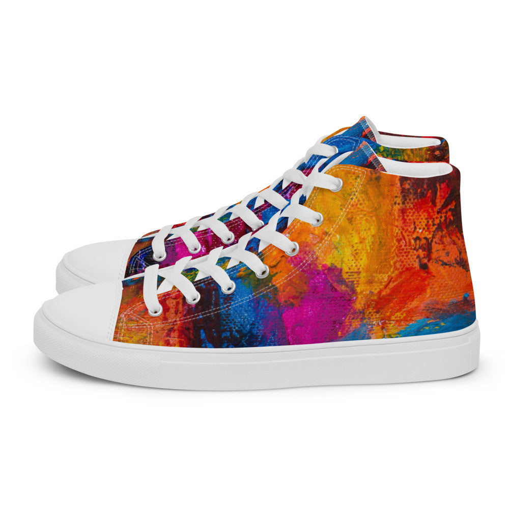 Gianneli Colours Handmade Women’s High Top Canvas Shoes-0