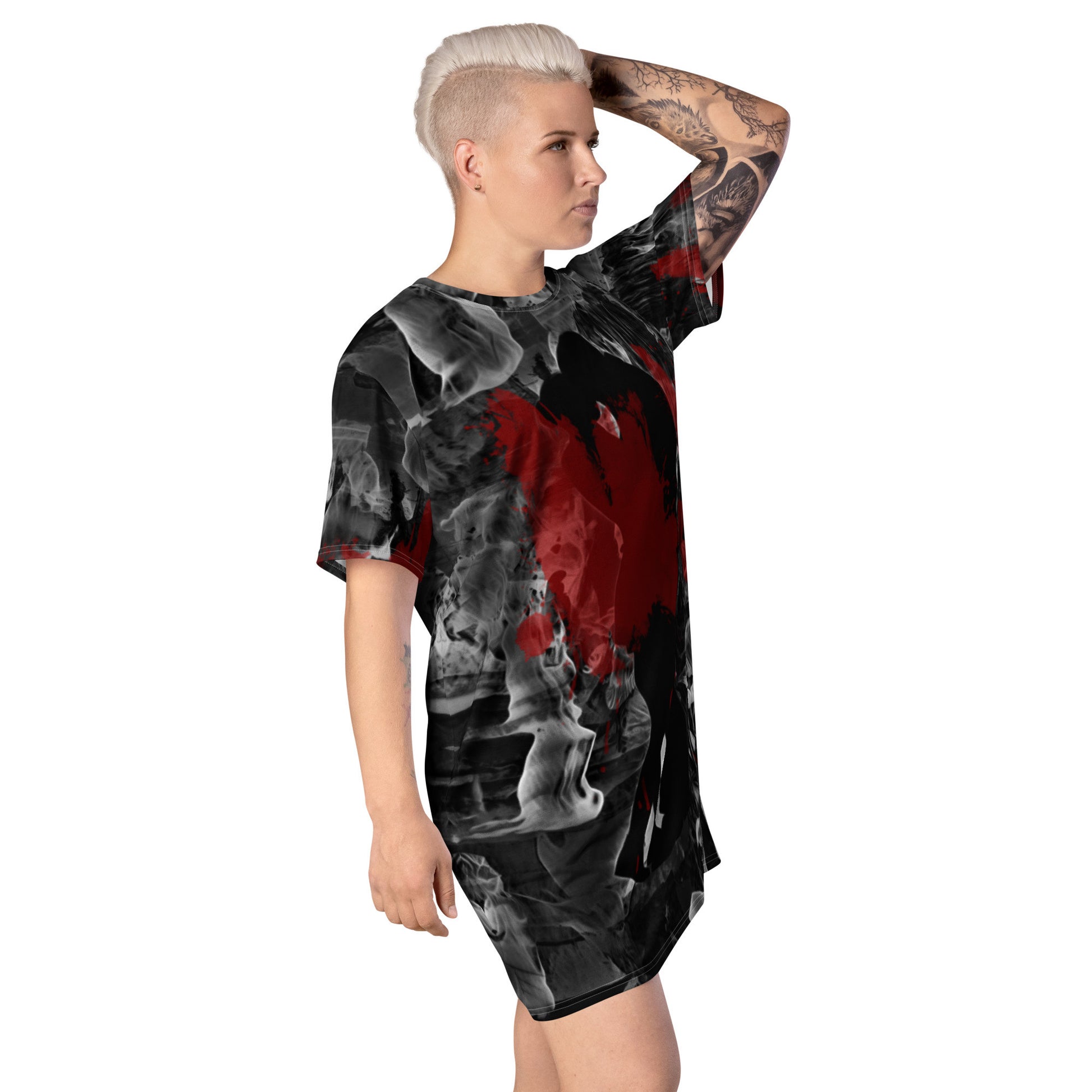 EROTAS ART T-shirt dress by Gianneli-8