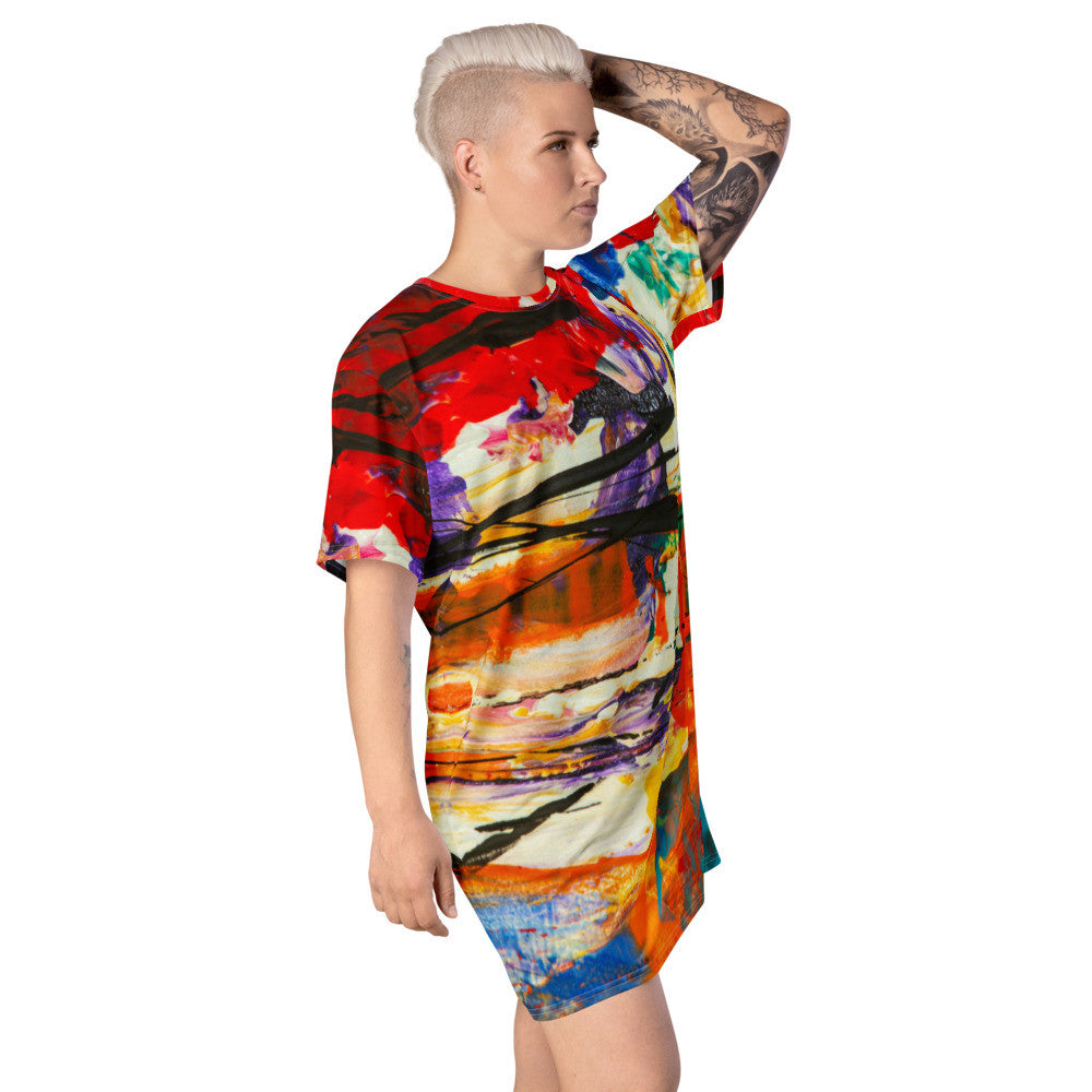 Gianneli Colours T-shirt Dress-1