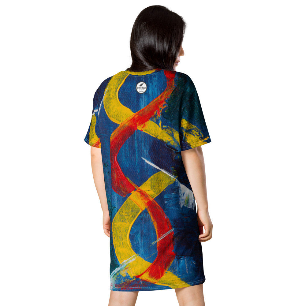 Gianneli Colours T-shirt Dress-3