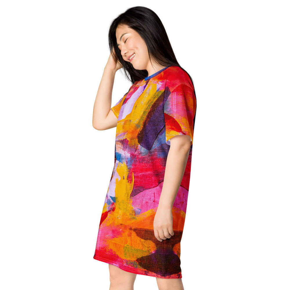 Gianneli Colours T-shirt Dress-4