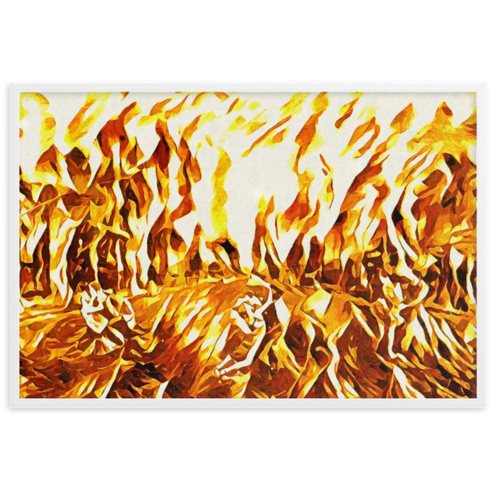 DANCE ME LIKE THE RAIN THAT BURNING OUT THE FIRE AROUND ME Framed Poster-0