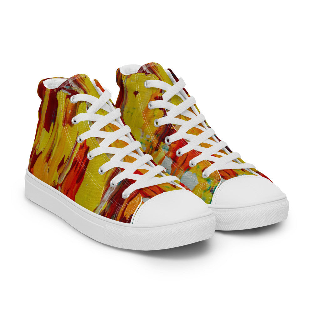 Gianneli Colours Handmade Women’s High Top Canvas Shoes-6