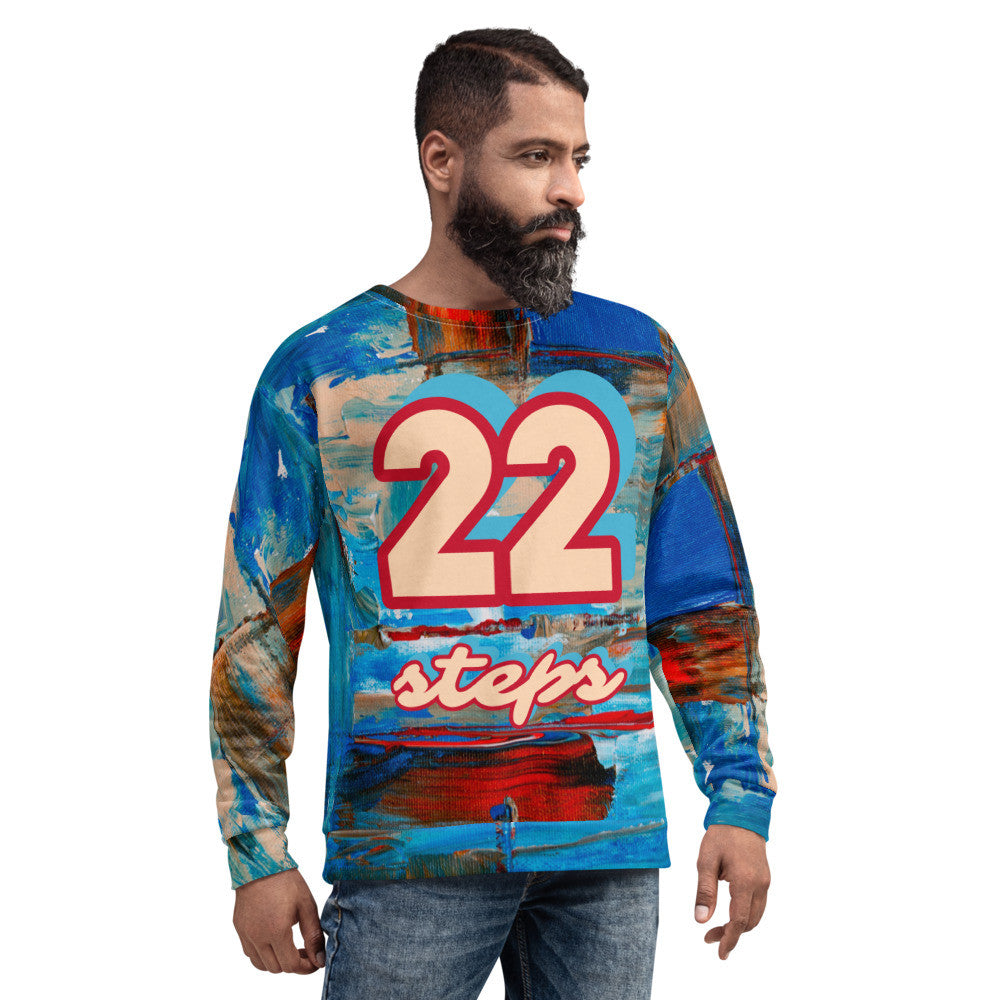 22 STEPS Unisex Sweatshirt by Gianneli-4