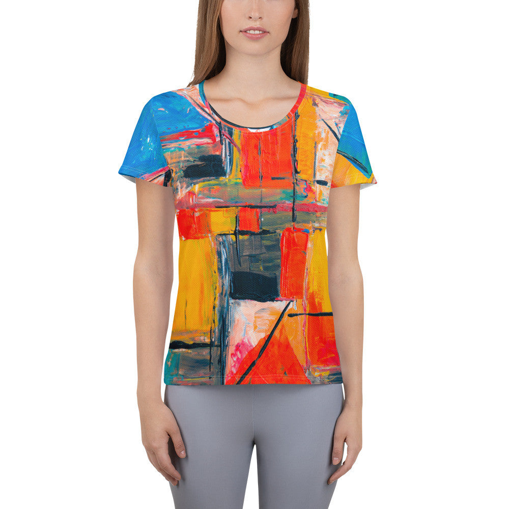 Gianneli Colours Women's Athletic T-shirt-4