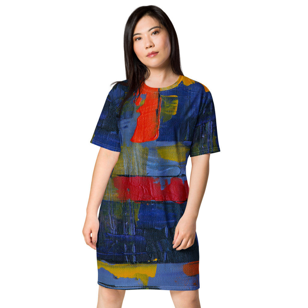 Gianneli Colours T-shirt Dress-2