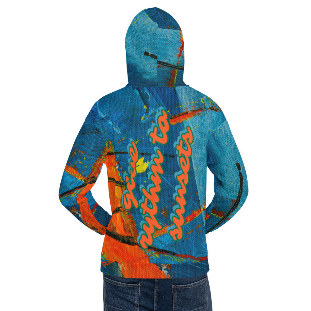 BLUES & SUNSETS Unisex Hoodie by Gianneli-7