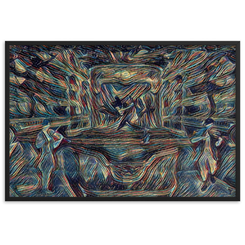 WHEN YOUR SENSES DANCE WITH MY MOMENTS JL.AK PREMIUM Framed Poster-0