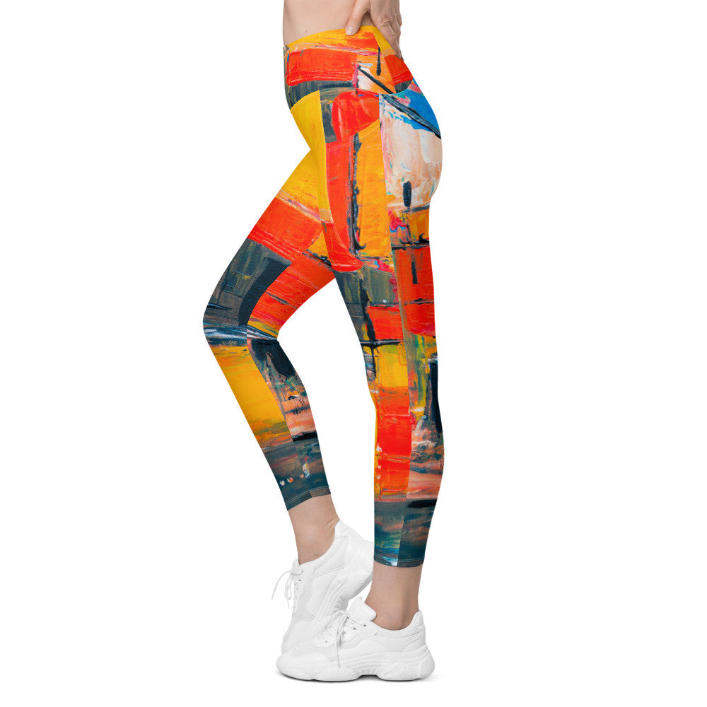 Gianneli Colours Leggings with Pockets-8