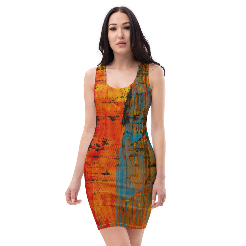 Gianneli Colours Fitted Dress-3