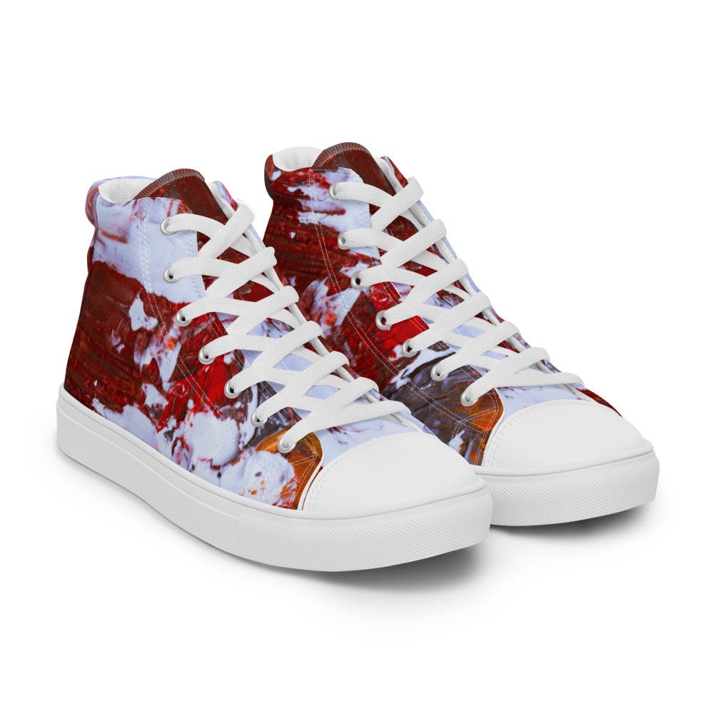 Gianneli Colours Handmade Men’s High Top Canvas Shoes-6