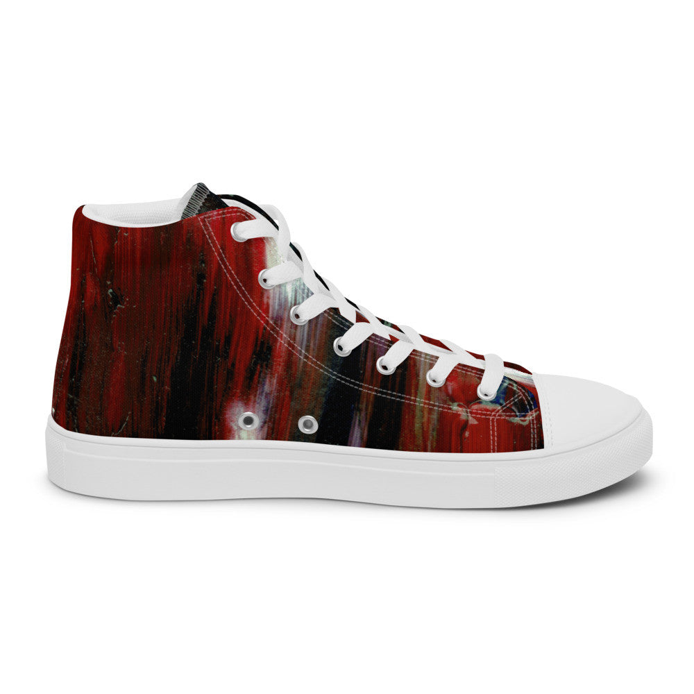 Gianneli Colours Handmade Women’s High Top Canvas Shoes-11