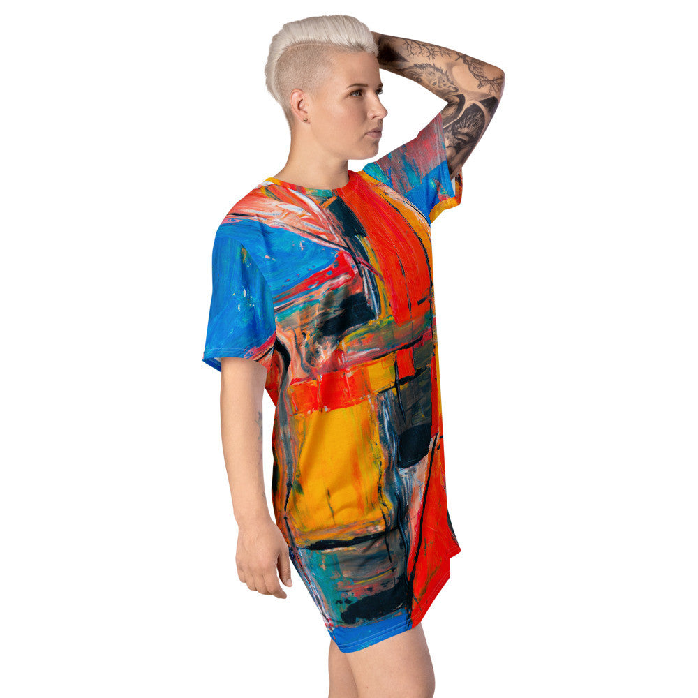 Gianneli Colours T-shirt Dress-8