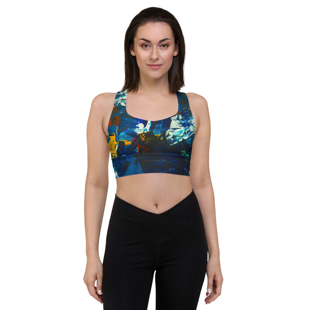 Gianneli Colours Longline Sports Bra-3