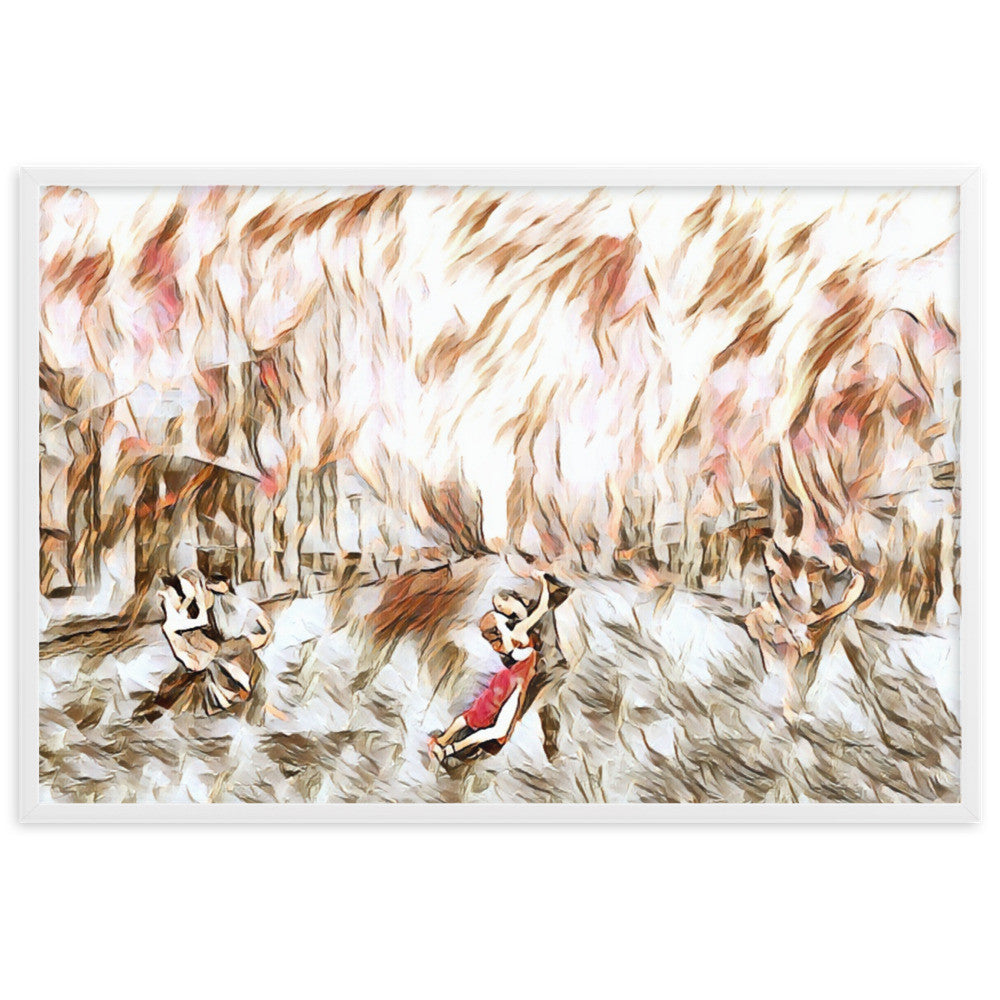 DANCE ME LIKE THE RAIN THAT BURNING OUT THE FIRE AROUND ME Framed Poster-1