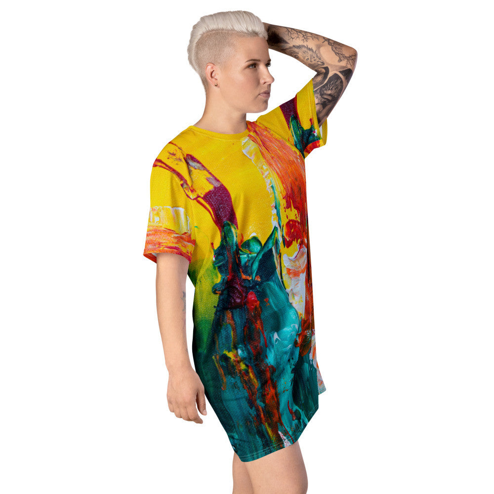 Gianneli Colours T-shirt Dress-5