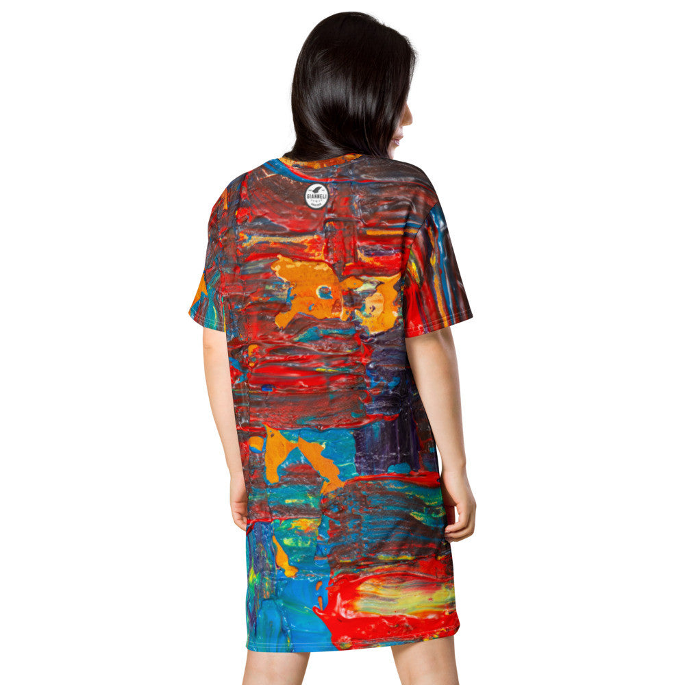 Gianneli Colours T-shirt Dress-4