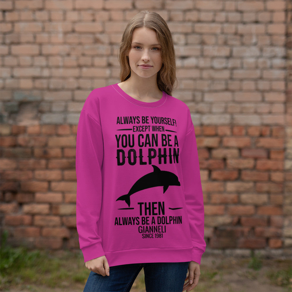 Dolphin Unisex Sweatshirt by Gianneli-2