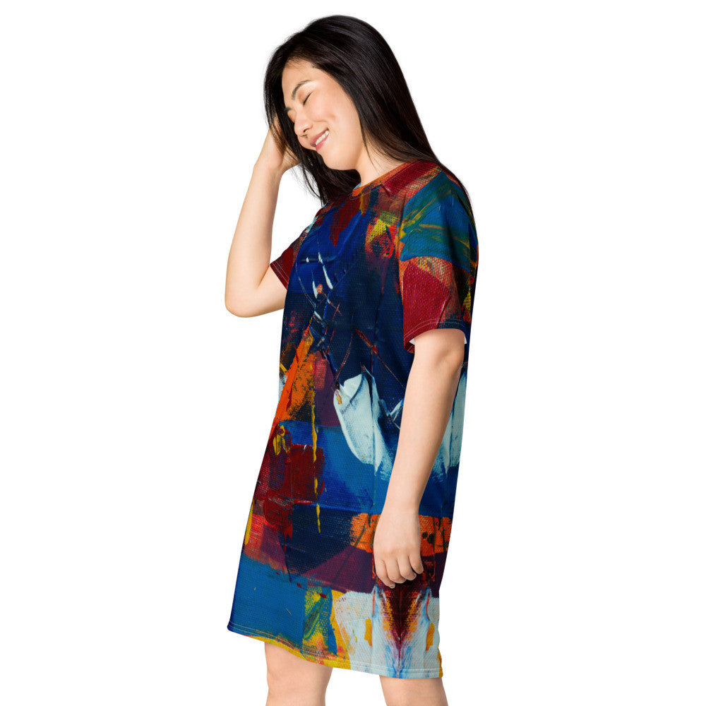 Gianneli Colours T-shirt dress-4