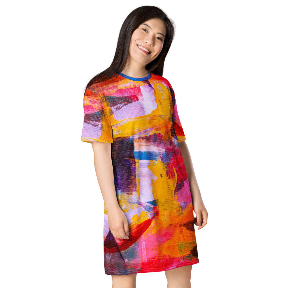 Gianneli Colours T-shirt Dress-5