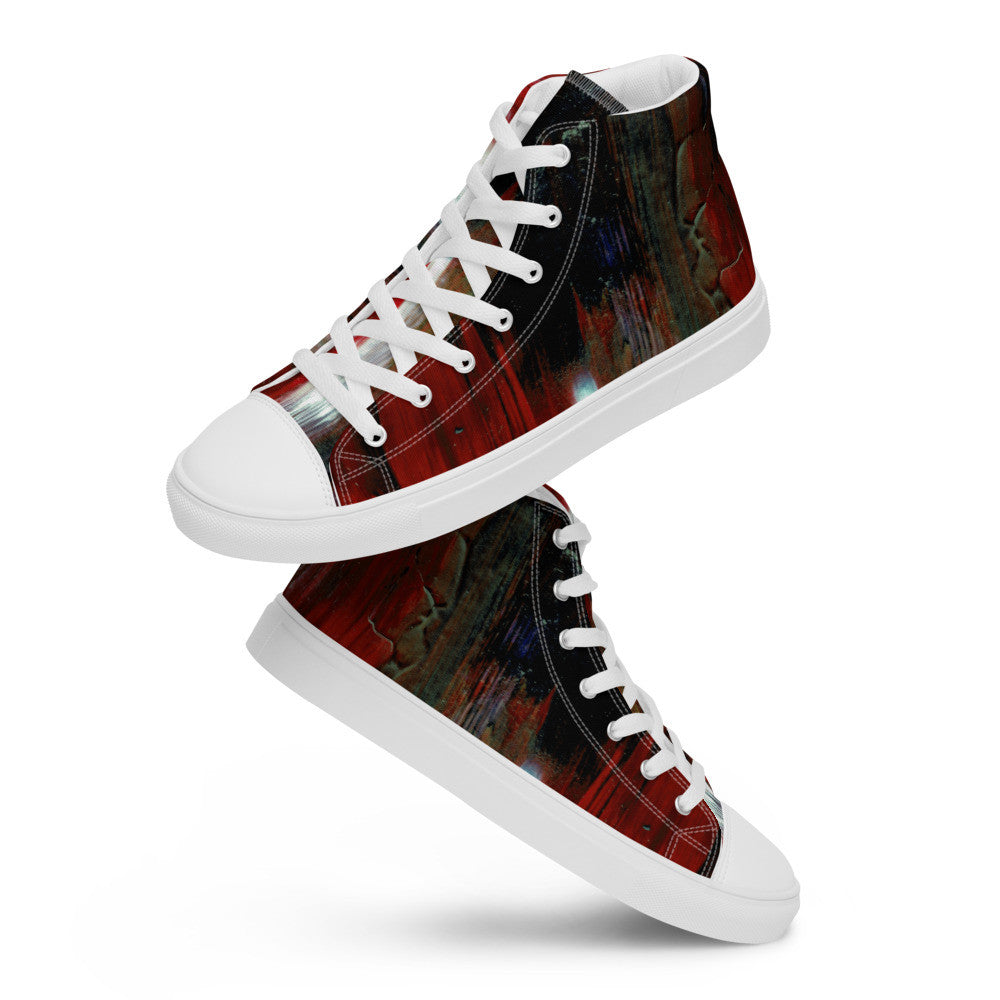 Gianneli Colours Handmade Women’s High Top Canvas Shoes-13