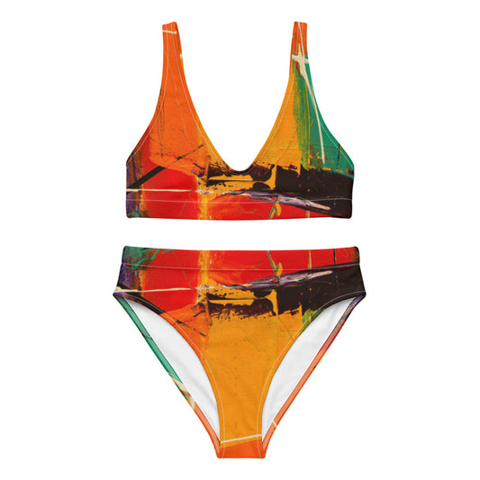 Gianneli Colours Recycled High Waisted Bikini-0