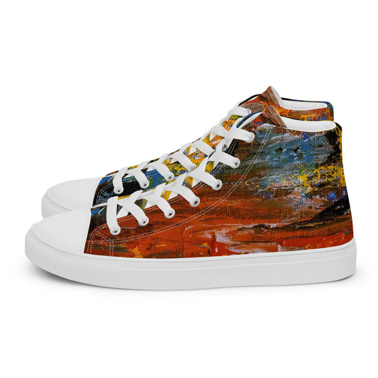 Gianneli Colours Handmade Women’s High Top Canvas Shoes-0