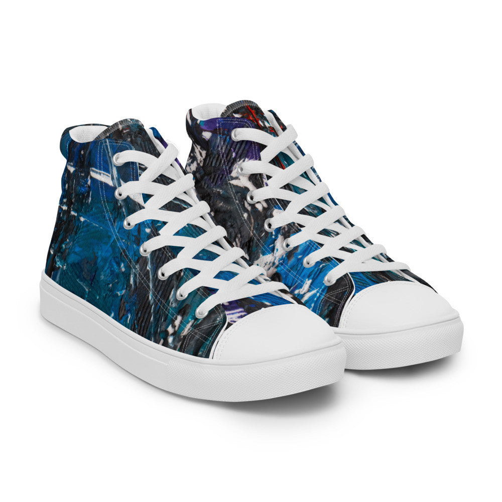 Gianneli Colours Handmade Men’s High Top Canvas Shoes-6