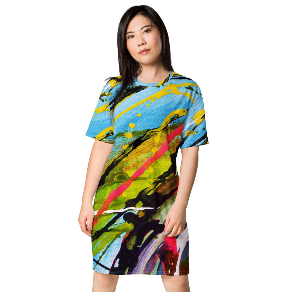 Gianneli Colours T-shirt dress-7