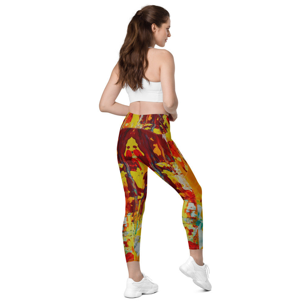 Gianneli Colours Leggings with Pockets-4