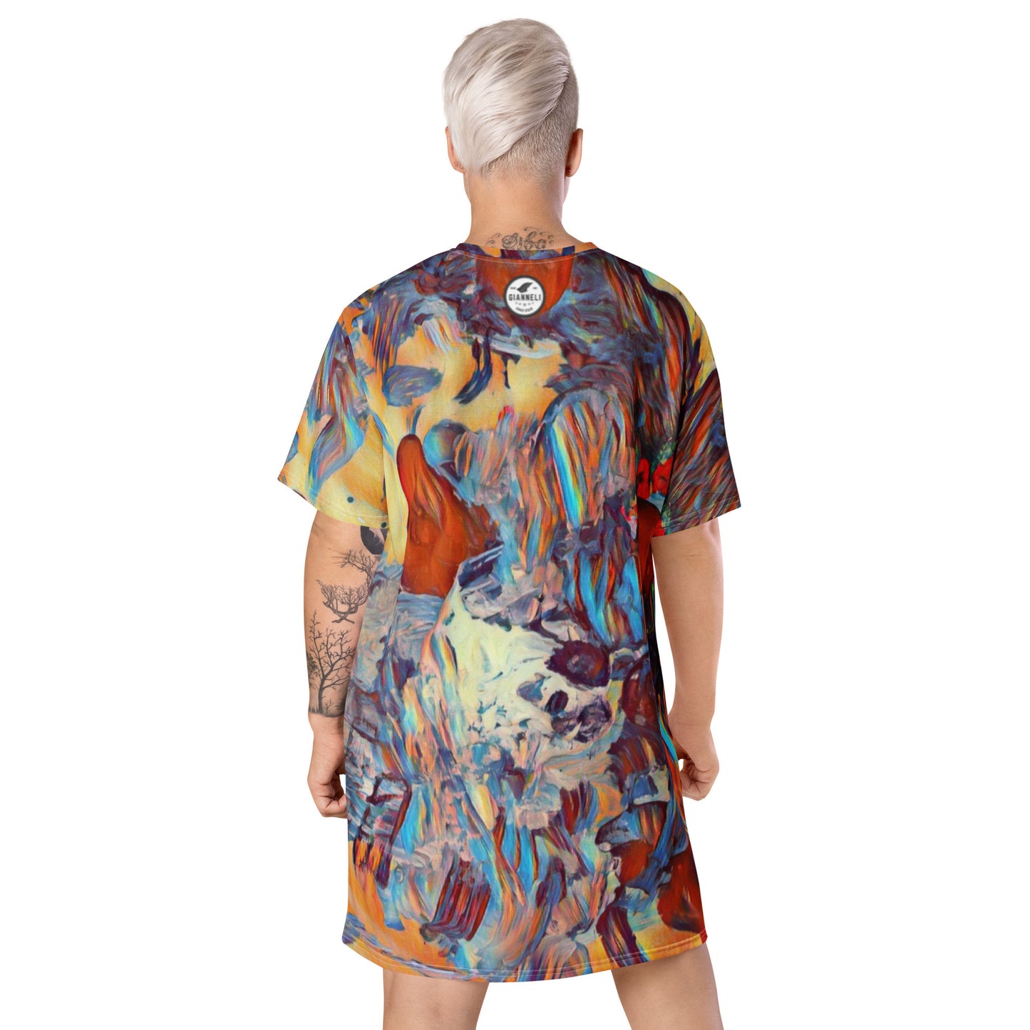 ANADYSIS ART T-shirt Dress by Gianneli-7