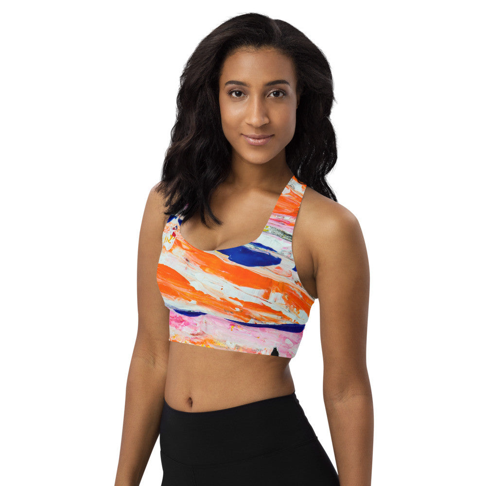 Gianneli Colours Longline Sports Bra-3