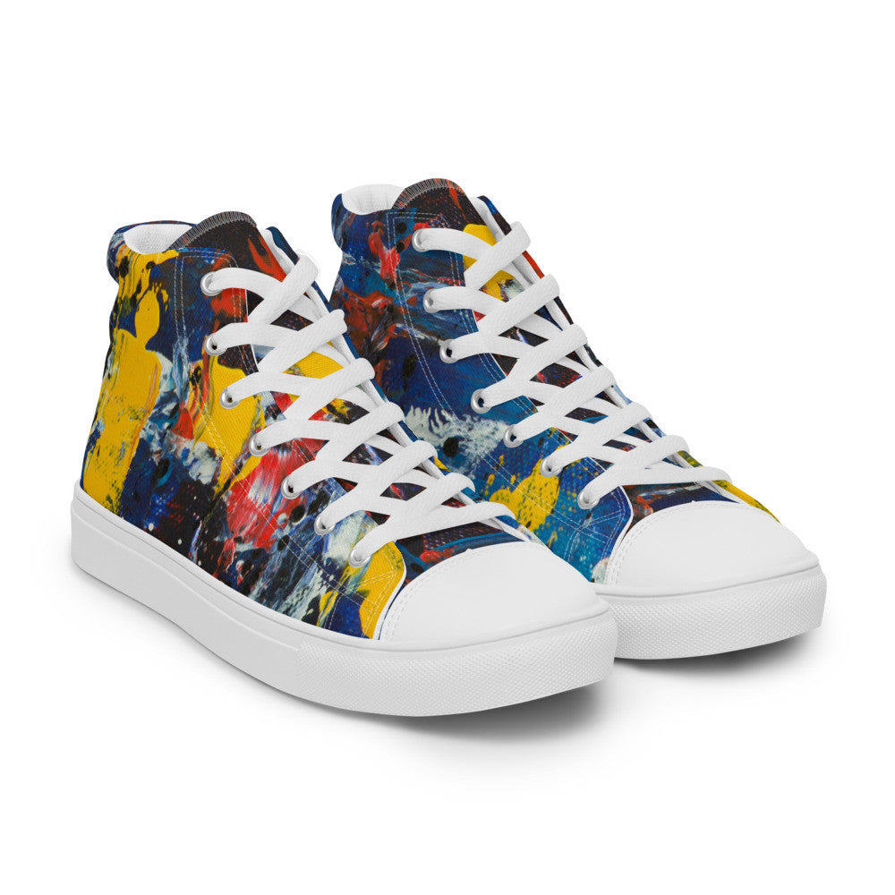 Gianneli Colours Handmade Women’s High Top Canvas Shoes-6