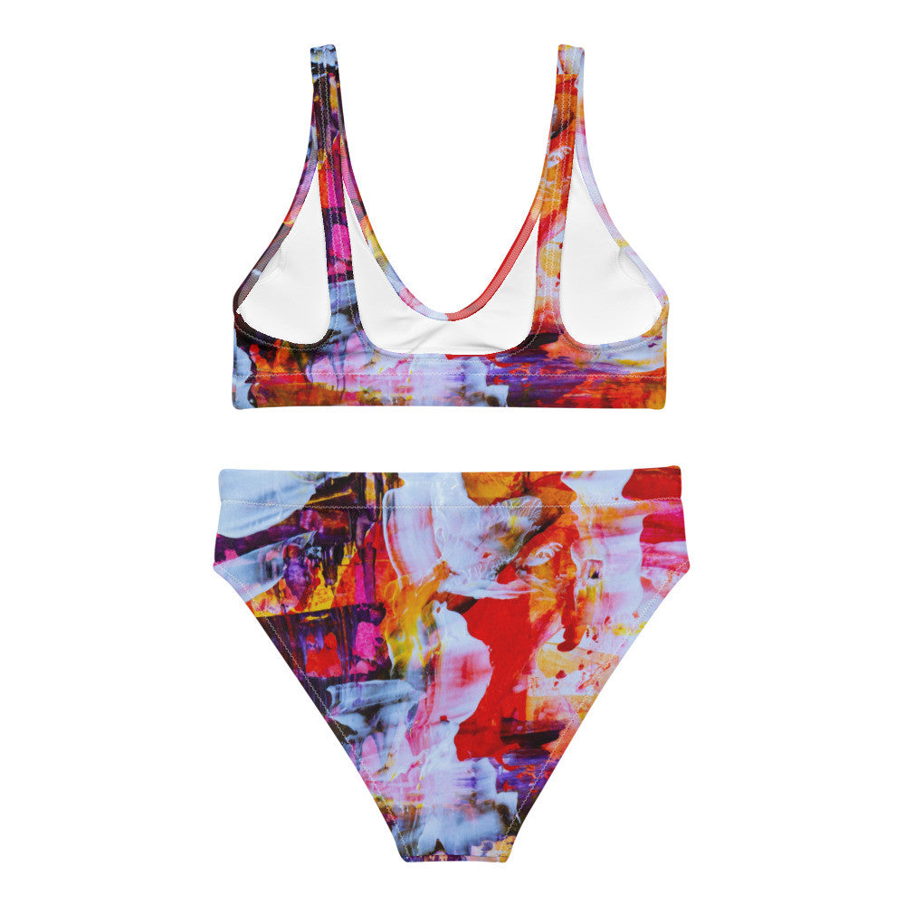 Gianneli Colours Recycled High Waisted Bikini-1