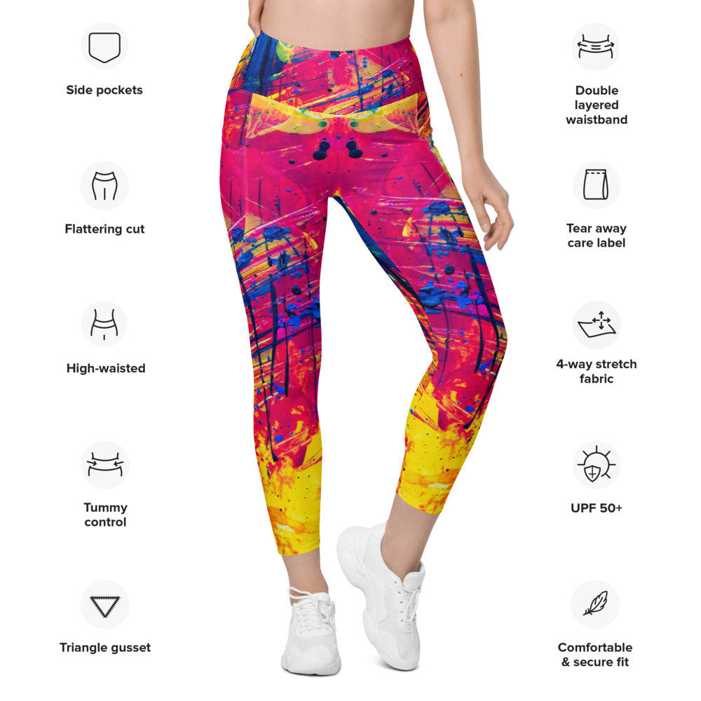 Gianneli Colours Leggings with Pockets-6