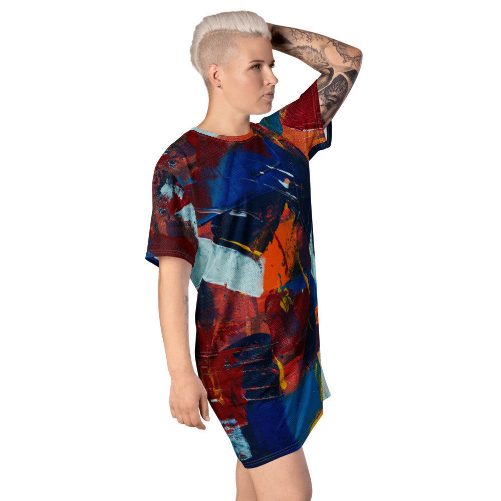 Gianneli Colours T-shirt dress-6