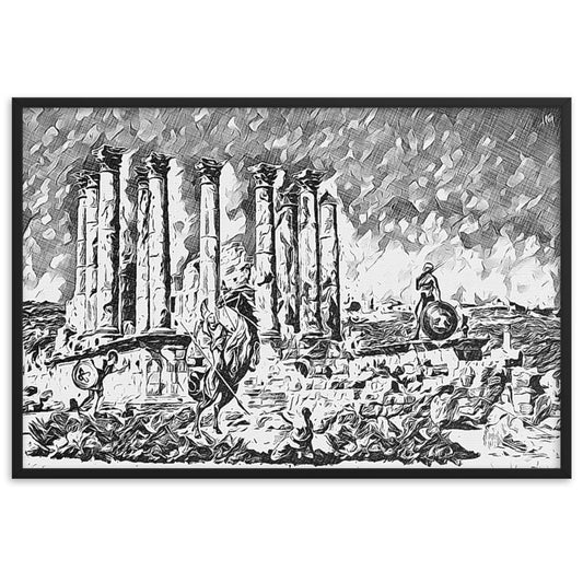 WHEN ALEXANDER THE GREAT ENTERED EPHESUS V2 Superior Framed Poster-0