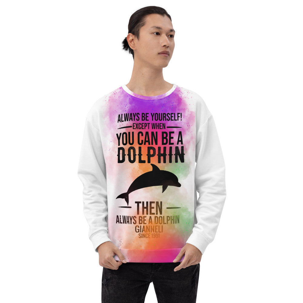 Dolphin Unisex Sweatshirt by Gianneli-5